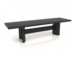 Bench VK (1400x400x350, wood black)