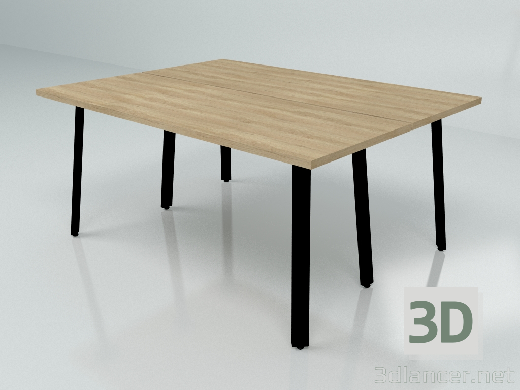 3D modeli Çalışma masası Ogi A Bank BAG214 (1600x1210) - önizleme