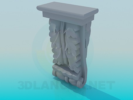 modelo 3D Apoyo de moldeo - escuchar modelo 3D Apoyo de moldeo - escuchar