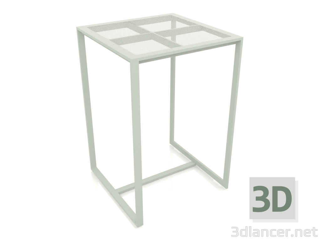 modello 3D Tavolino da bar (Grigio cemento) - anteprima