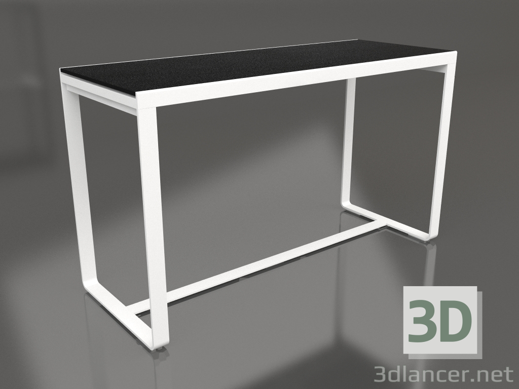 modèle 3D Table de bar 180 (DEKTON Domoos, Blanc) - preview