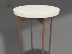 Round coffee table Ø60 (Agate gray, DEKTON Danae)