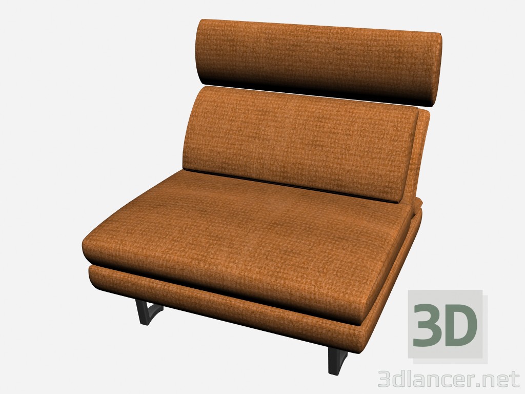 3d модель Парк стілець – превью