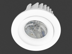 Recesso luminária LED (DL18465_01WW-White R Dim)