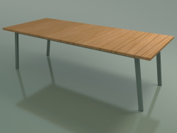 Outdoor dining table with teak countertop InOut (133, ALLU-SA)