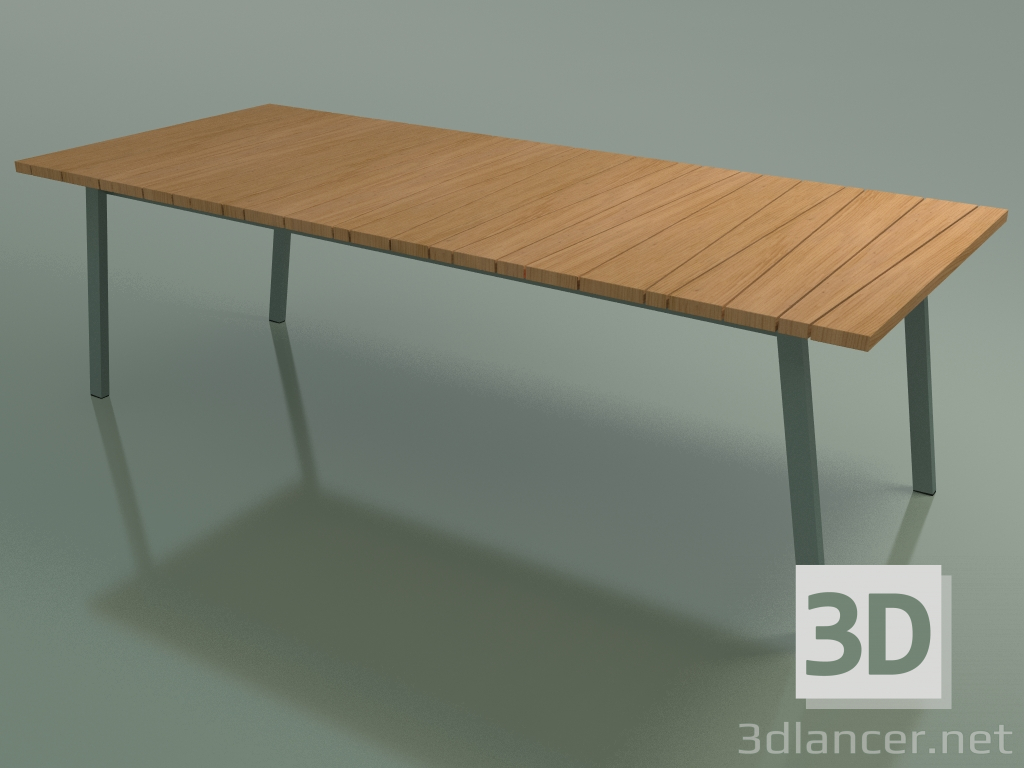 3D Modell Esstisch im Freien mit Teak-Arbeitsplatte InOut (133, ALLU-SA) - Vorschau