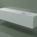 3D Modell Waschbecken mit Schubladen (dx, L 216, P 50, H 48 cm) - Vorschau