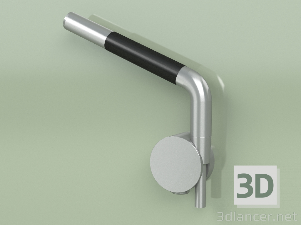3d model Hand shower with shower arm and water connection (18 66, AS) - preview