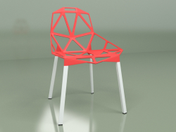 Stuhl eins (rot)