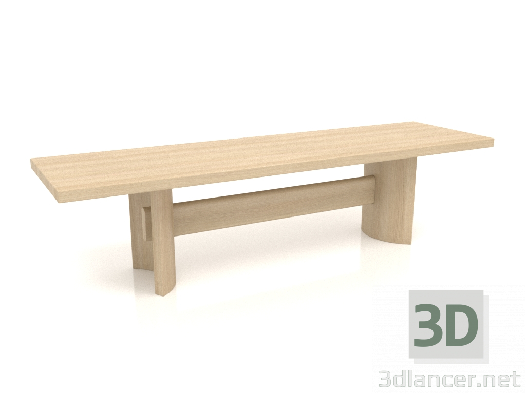 3 डी मॉडल बेंच वीके (1400x400x350, लकड़ी सफेद) - पूर्वावलोकन