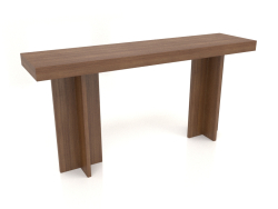 Table console KT 14 (1600x400x775, bois brun clair)