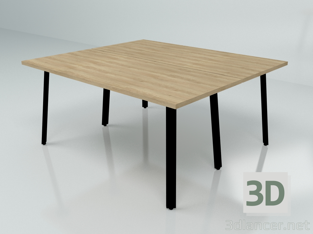3D modeli Çalışma masası Ogi A Bank BAG216 (1600x1410) - önizleme