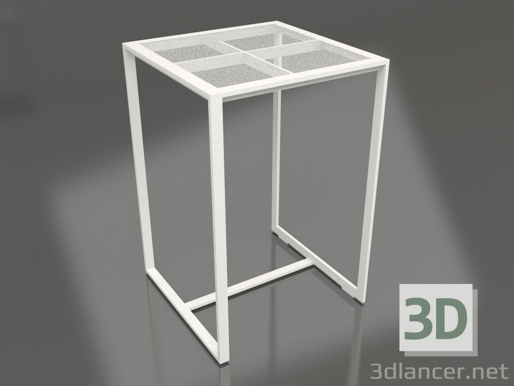 modello 3D Tavolino bar (Grigio agata) - anteprima