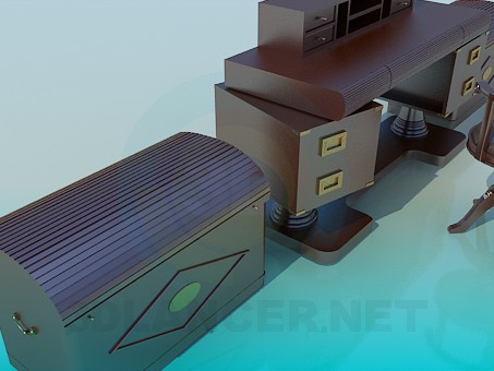 3d model Work place furniture - preview 3d model Work place furniture - preview