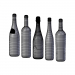 3d French wine bottles model buy - render