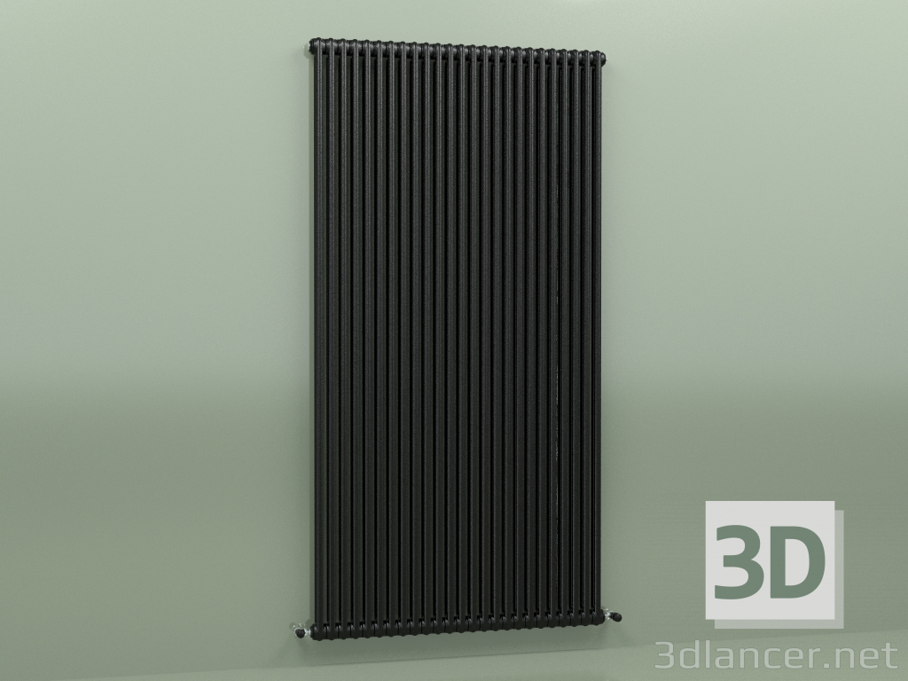 modèle 3D Radiateur TESI 2 (H 2200 25EL, Noir - RAL 9005) - preview