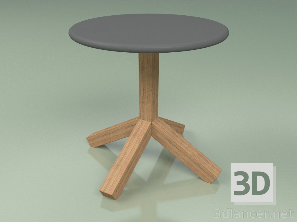 modèle 3D Table d'appoint 045 (HPL Gris) - preview