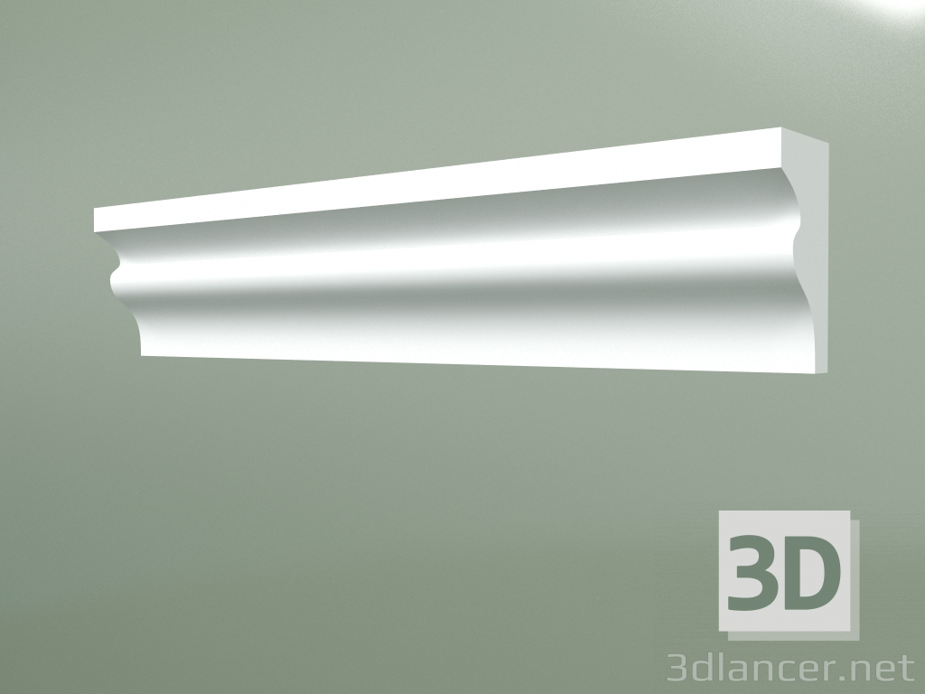 modello 3D Modanatura in gesso MT249 - anteprima
