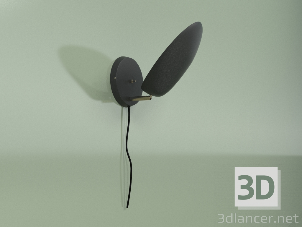 modello 3D Lampada da parete Cobra - anteprima