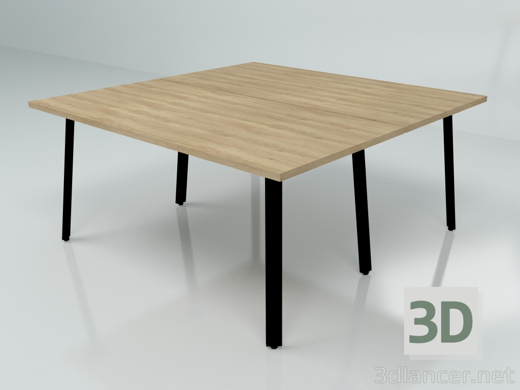 3D modeli Çalışma masası Ogi A Bank BAG218 (1600x1610) - önizleme