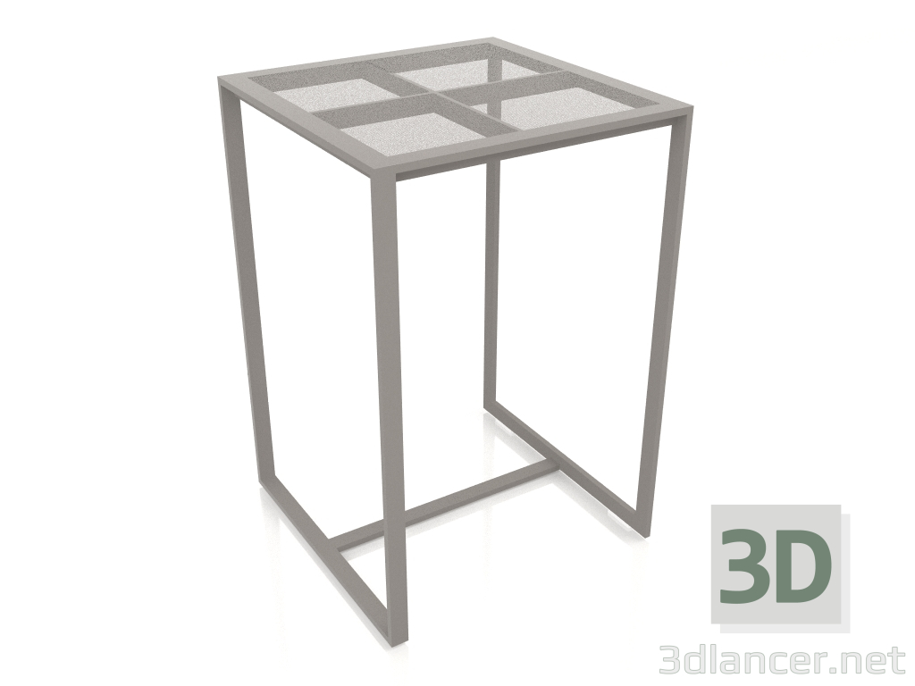 3D modeli Bar masası (Kuvars grisi) - önizleme