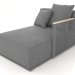 3d model Sofa module section 2 right (Anthracite) - preview