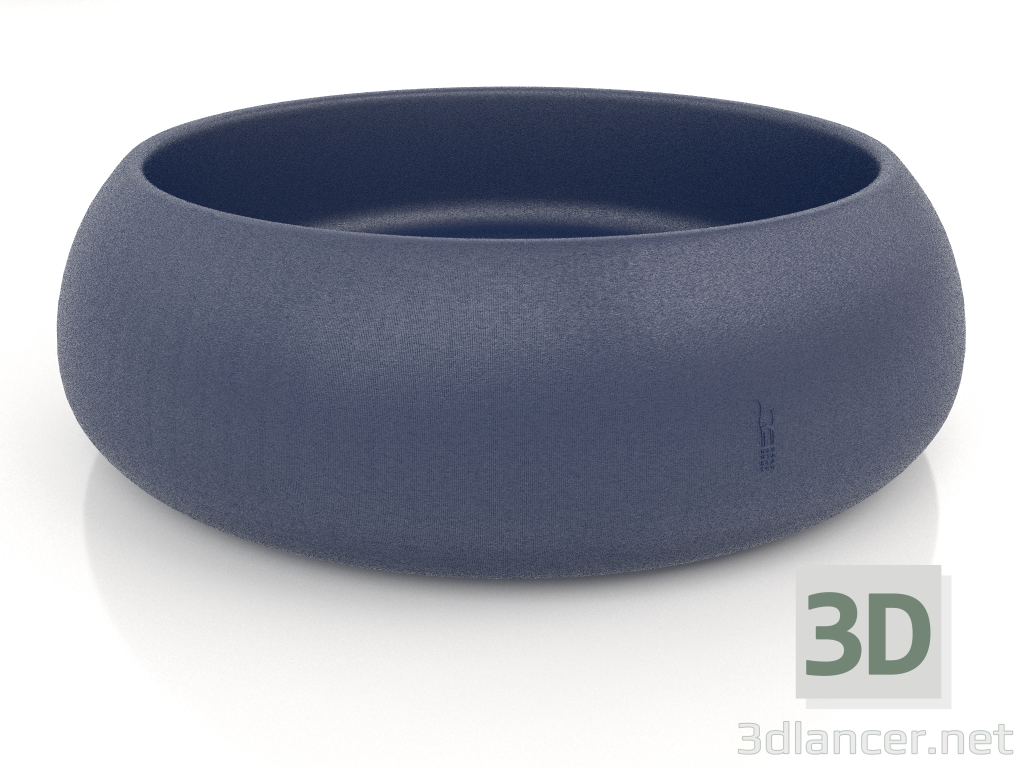 modèle 3D Cache-pot 4 (Bleu nuit) - preview