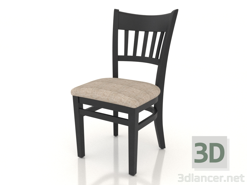 3d model Liverpool Chair (Dark Wenge) - preview