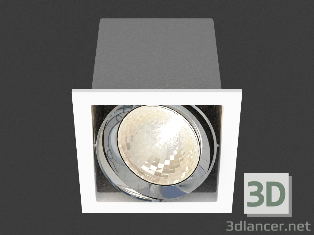 3d model Built-in LED lamp (DL18485_01WW-SQ) - preview