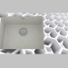 3D Modell Glas-Granit-Spüle, 1 Kammer mit einem Flügel zum Trocknen - Edge Diamond Capella (ZSC SC2C) - Vorschau