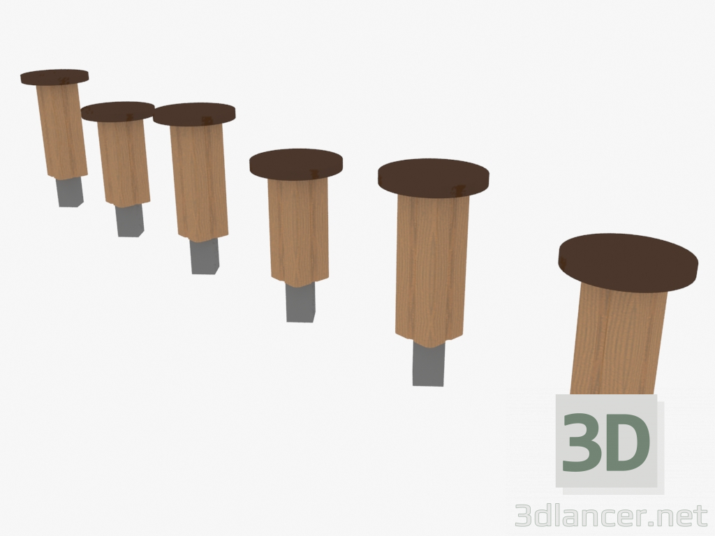 modello 3D Elemento di abbellimento della canapa (4006) - anteprima