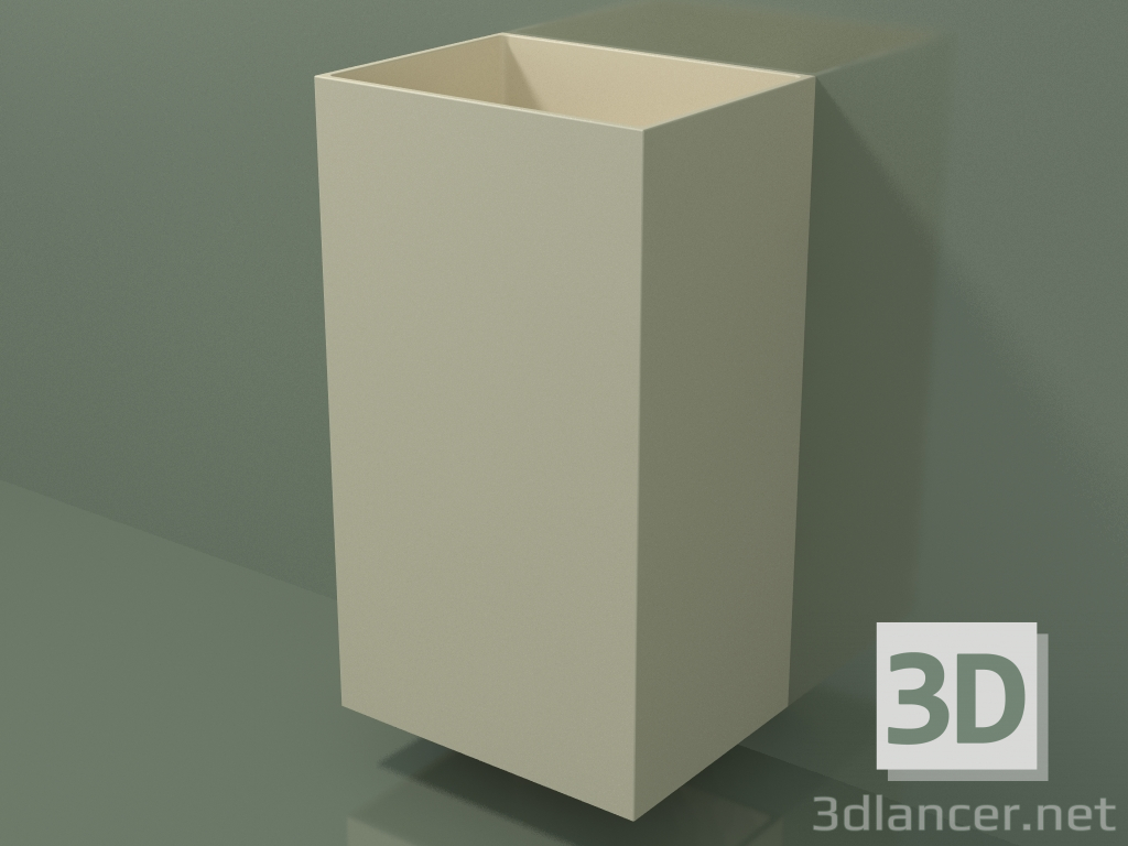modèle 3D Lavabo suspendu (03UN26102, Bone C39, L 48, P 36, H 85 cm) - preview