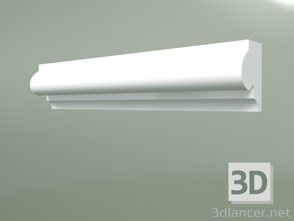 modello 3D Modanatura in gesso MT250 - anteprima