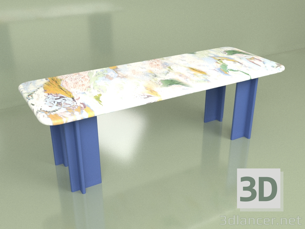 modèle 3D Table SUMINAGASHI (option 2) - preview