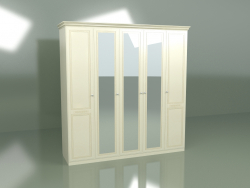 Wardrobe 5 doors with mirror VN 1503