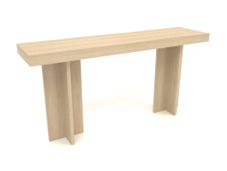 Console table KT 14 (1600x400x775, wood white)