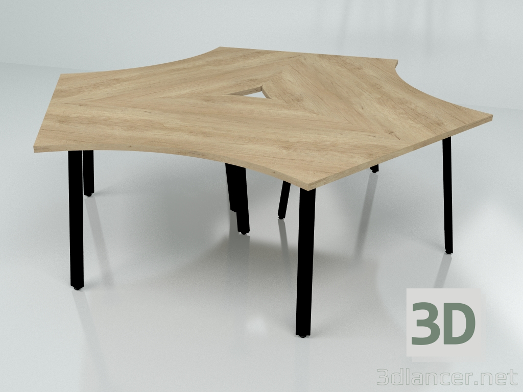 3D modeli Çalışma masası Ogi A Bank BAG12 (2343x2029) - önizleme