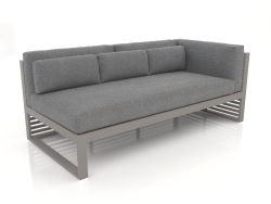 Modular sofa, section 1 right (Quartz gray)