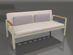2-seater sofa (Gold)