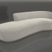 modello 3D Divano asimmetrico Copenhagen - anteprima