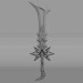 3d Fantasy Sword 5 model buy - render