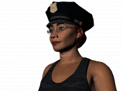 Sarah um policial