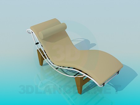 modelo 3D Tumbona - escuchar modelo 3D Tumbona - escuchar