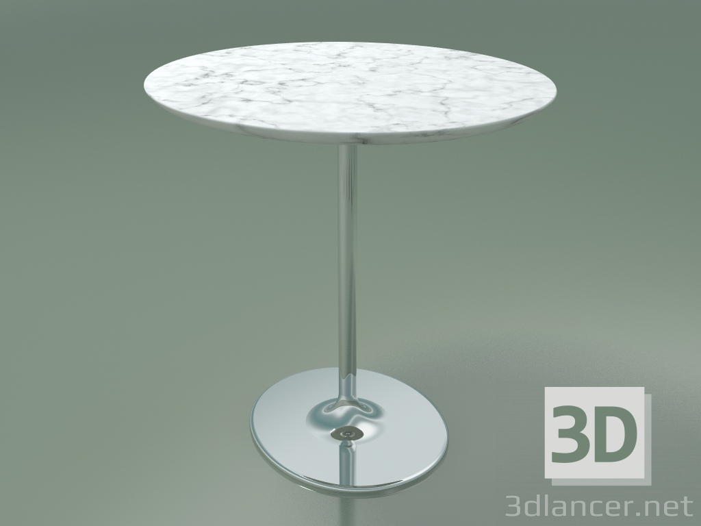 3D Modell Ovaler Couchtisch 0743 (H 50 - 51х47 cm, Marmor, CRO) - Vorschau