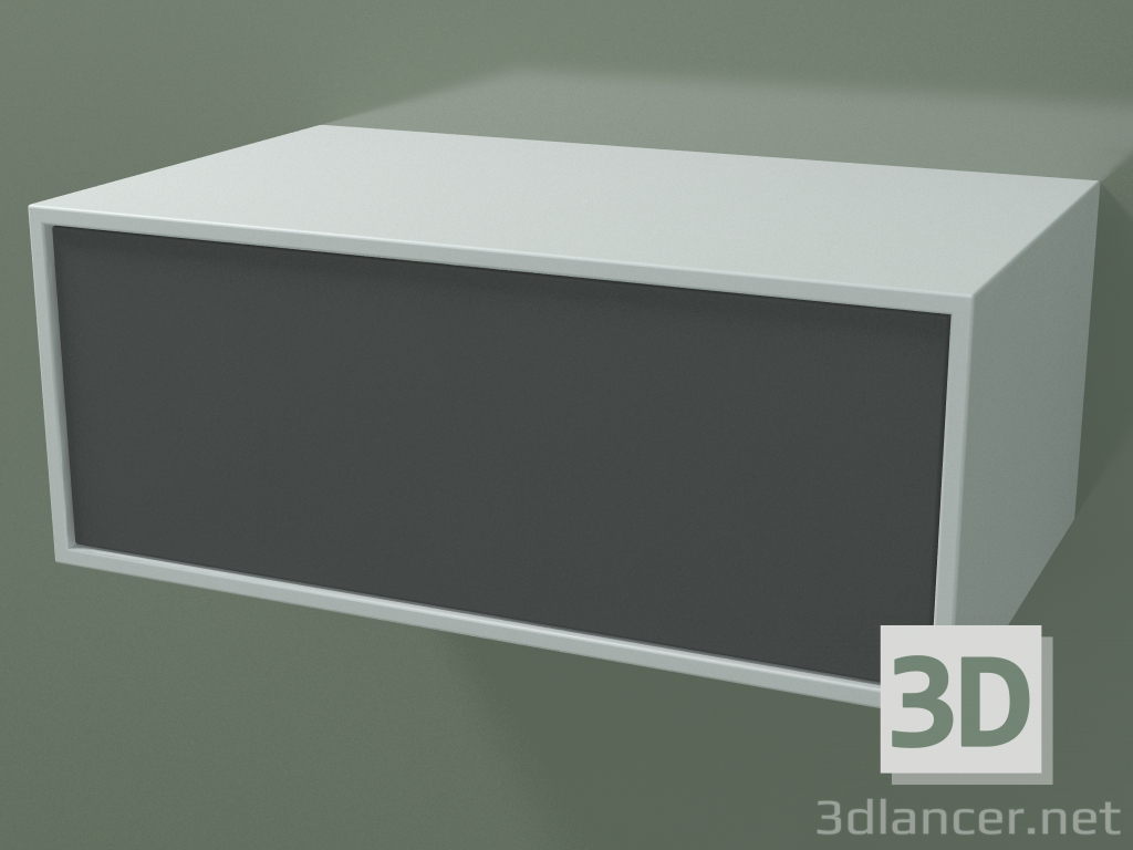 3D Modell Box (8AUBAA01, Gletscherweiß C01, HPL P05, L 60, P 36, H 24 cm) - Vorschau