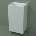 modello 3D Lavabo sospeso (03UN26103, Glacier White C01, L 48, P 36, H 85 cm) - anteprima