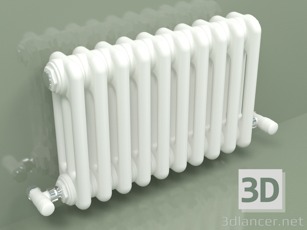 3D Modell Kühler TESI 3 (H 300 10EL, Standardweiß) - Vorschau