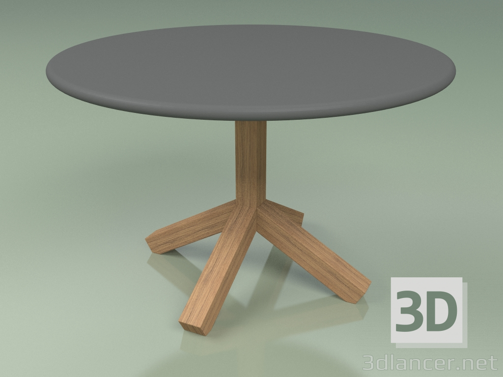 modello 3D Tavolino 046 (HPL grigio) - anteprima