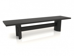 Bench VK (1600x400x350, wood black)
