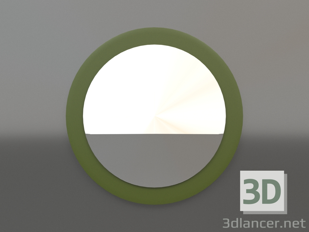 3d модель Зеркало ZL 25 (D=495, green) – превью